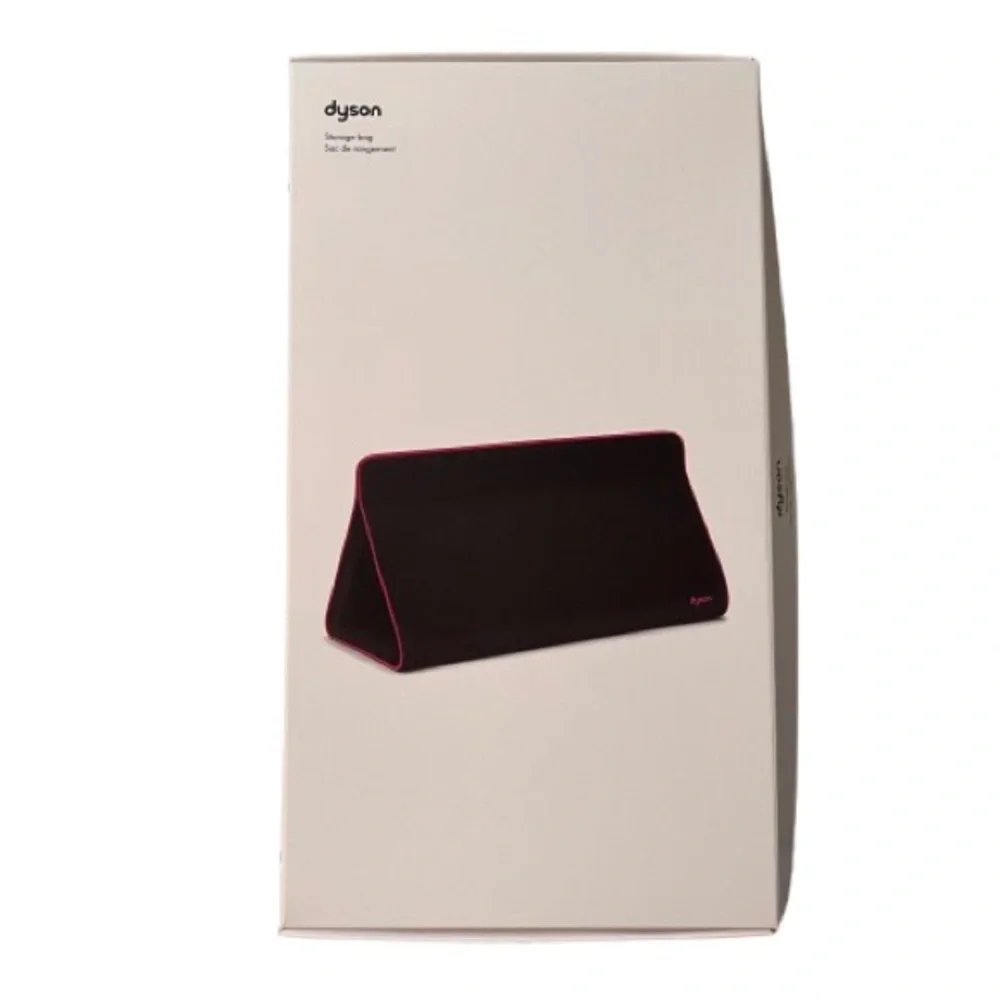 Dyson Airwrap Styler Nickel/Fuchsia with Leather-Like Case & Travel Pouch